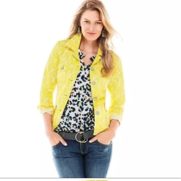 CAbi Jackets & Blazers - CAbi Field Jacket New with Tags Field of Daisies